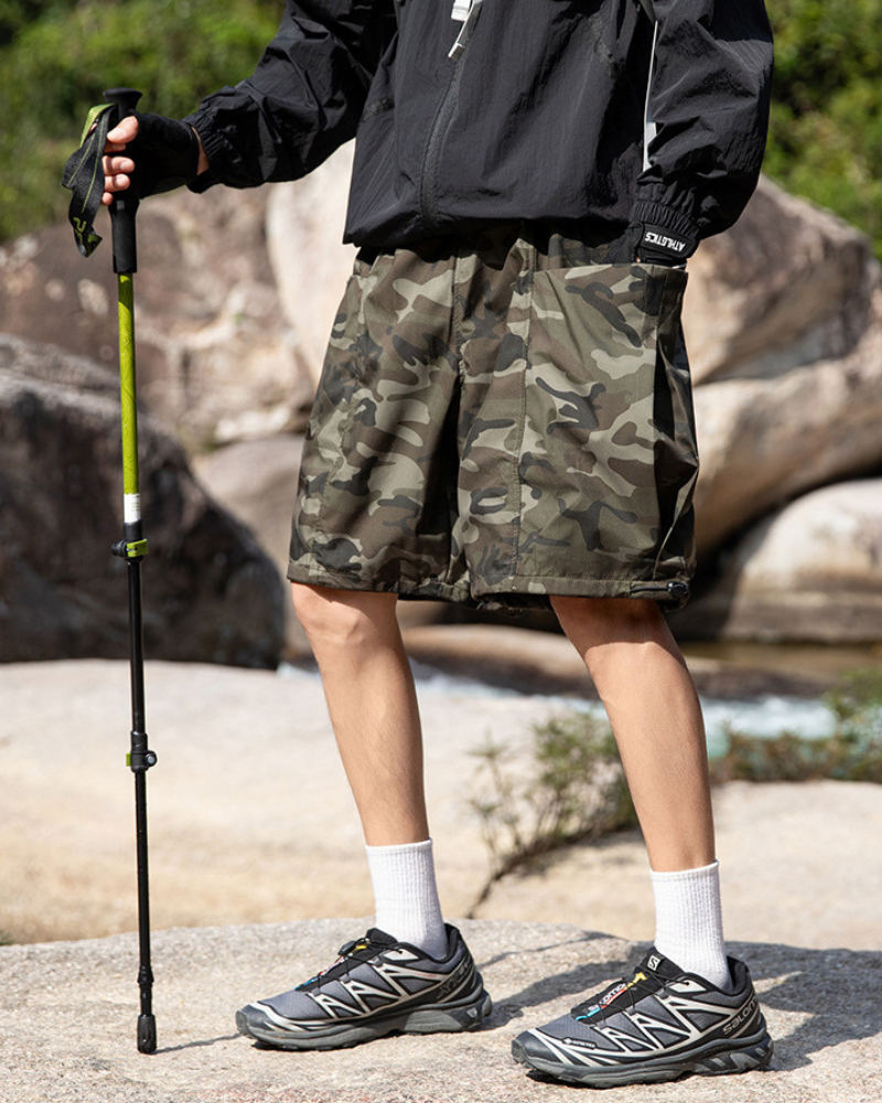 Summer Outdoor Hiking Tactical Camo Shorts