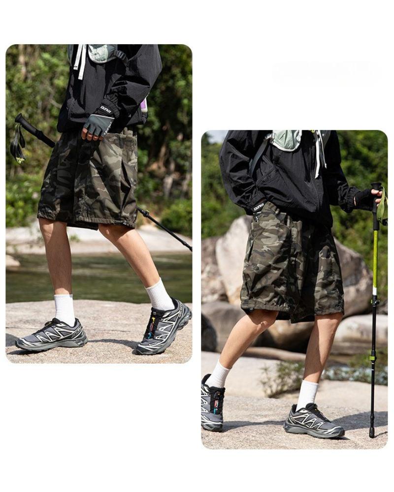 Summer Outdoor Hiking Tactical Camo Shorts