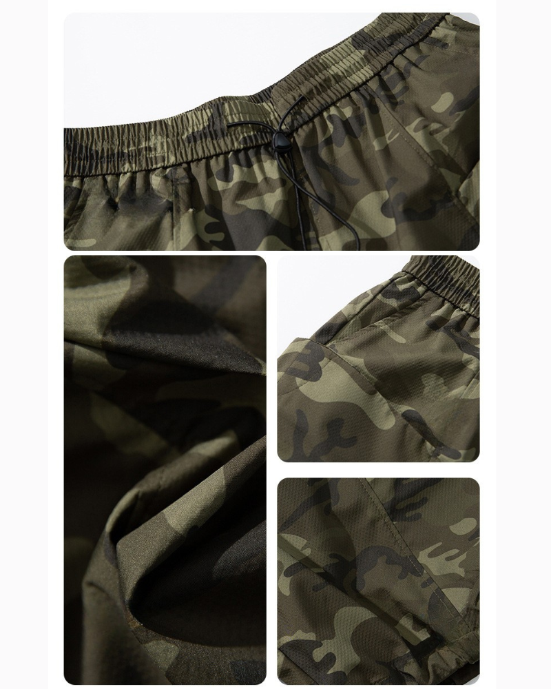 Summer Outdoor Hiking Tactical Camo Shorts