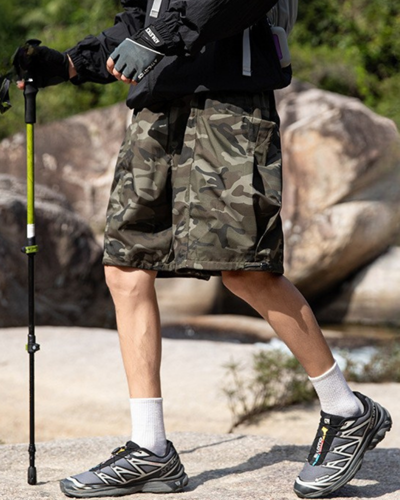 Summer Outdoor Hiking Tactical Camo Shorts