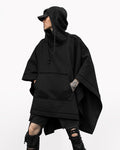 Techwear Batwing Loose Hooded Cape