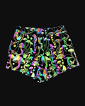 Techwear Colorful Reflective Mens Running Shorts