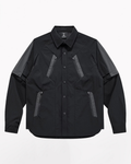 Techwear Contrast-Paneled Detachable Long-Sleeve Shirt