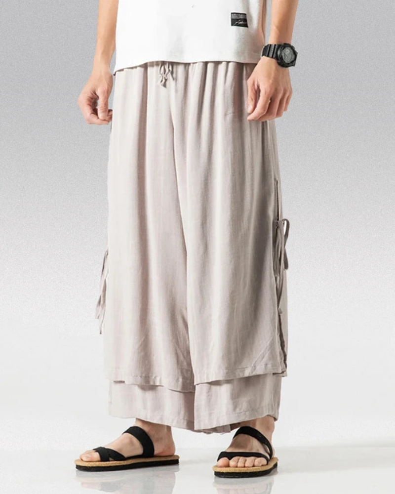 Techwear Cotton Hakama Pants