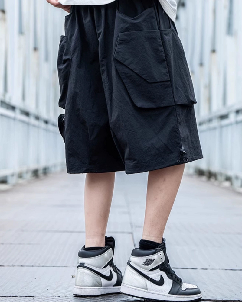 Techwear Functional Cargo Shorts