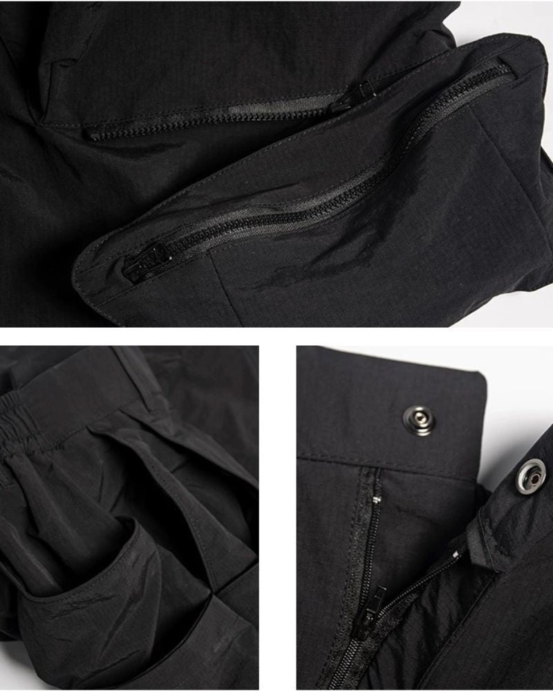 Techwear Functional Cargo Shorts