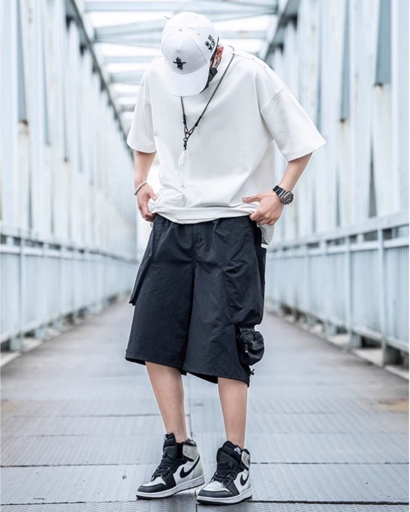 Techwear Functional Cargo Shorts