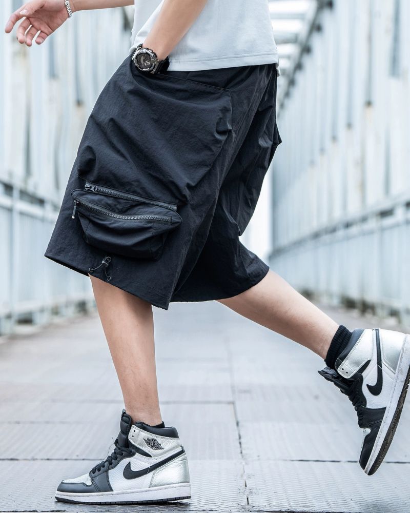 Techwear Functional Cargo Shorts