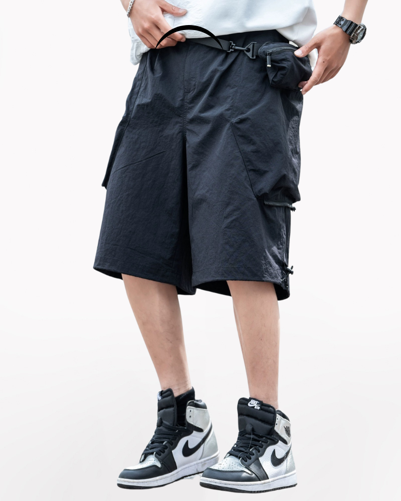 Techwear Functional Cargo Shorts