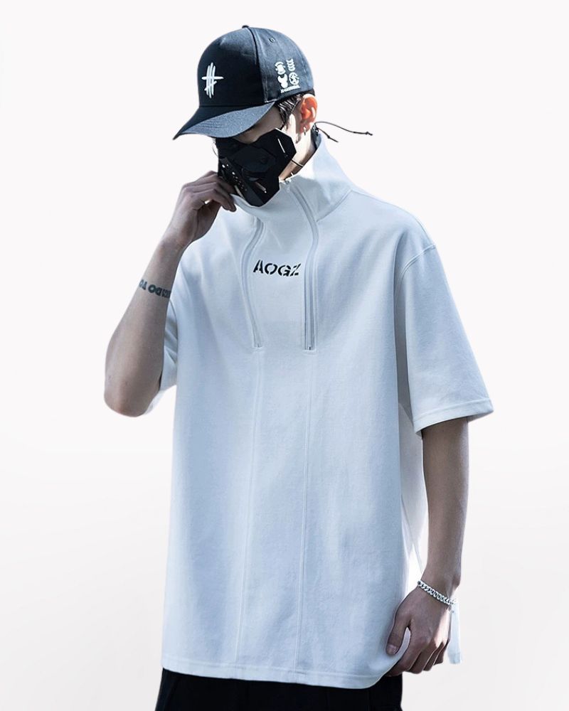 Techwear High Neck Unisex T-Shirt