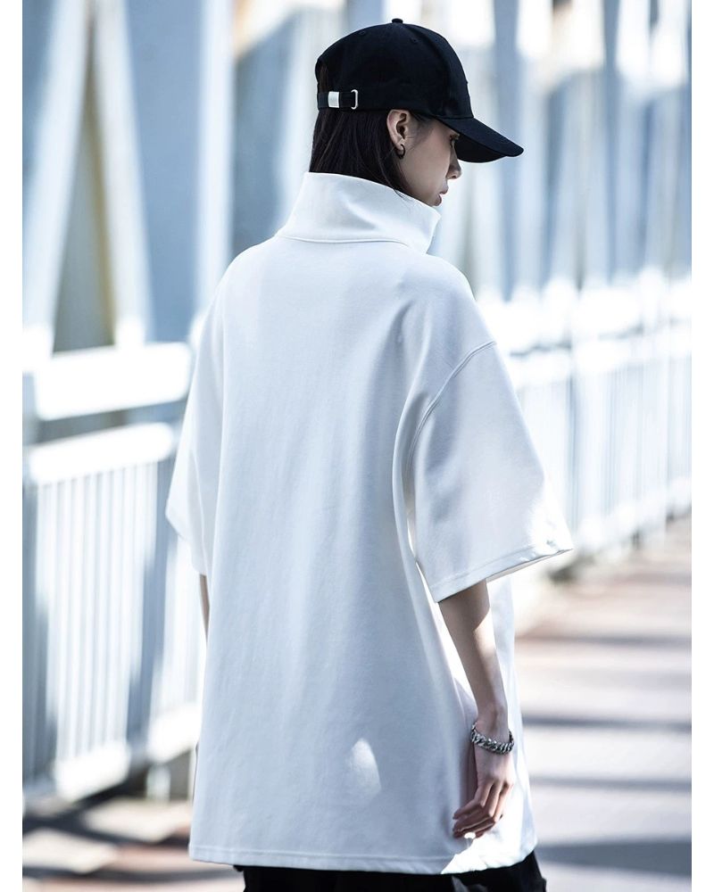 Techwear High Neck Unisex T-Shirt