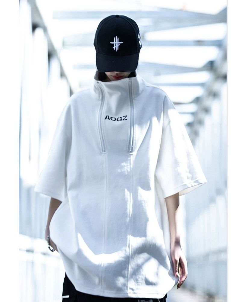 Techwear High Neck Unisex T-Shirt