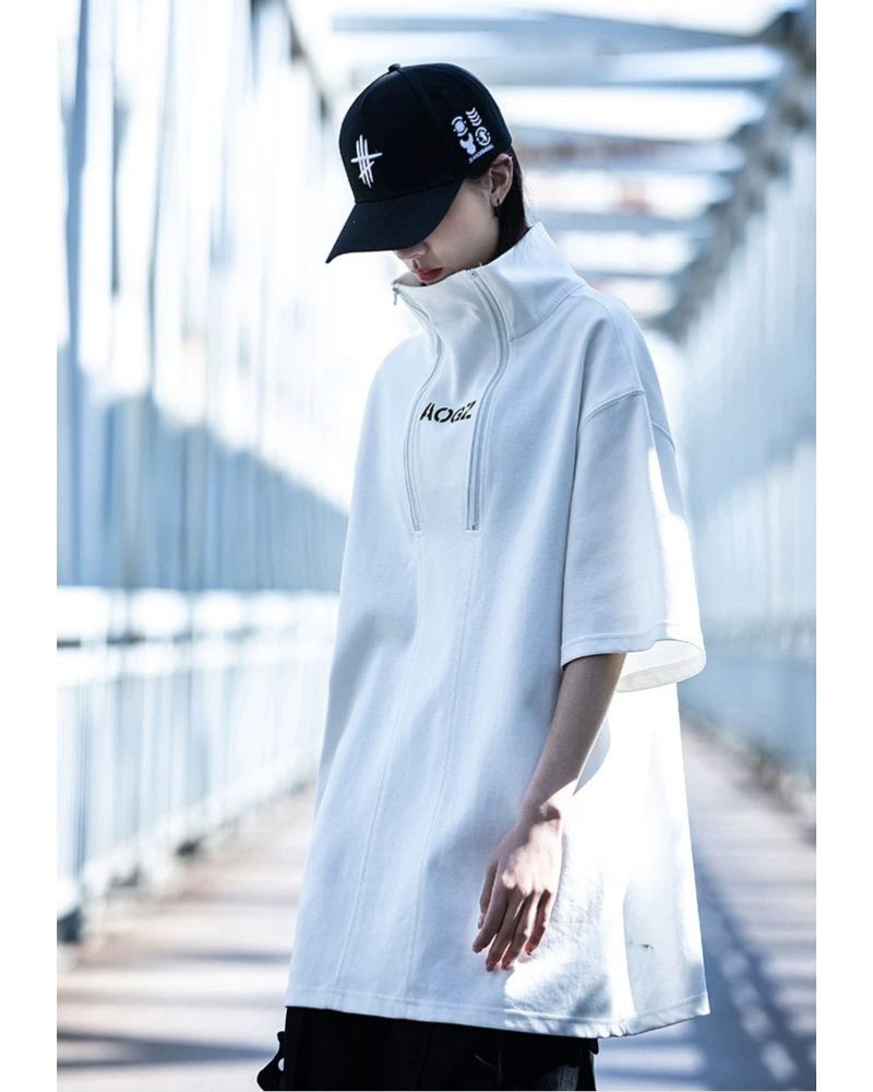 Techwear High Neck Unisex T-Shirt