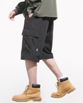 Techwear Men's Summer Ice Silk Cargo Shorts