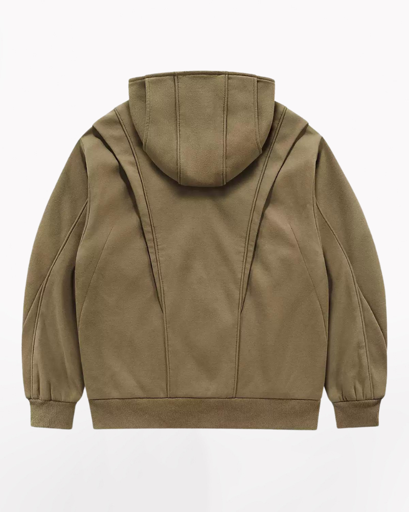 Techwear Multilayer Tactical Zip-up Hoodie