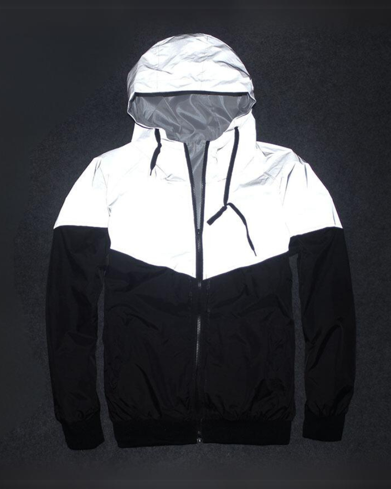 Techwear Color Block Reflective Jacket