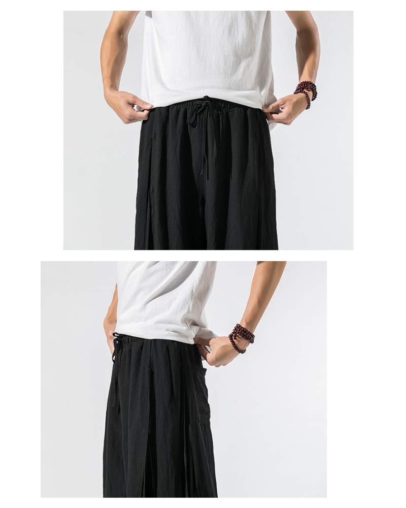 Techwear Short Hakama Pants