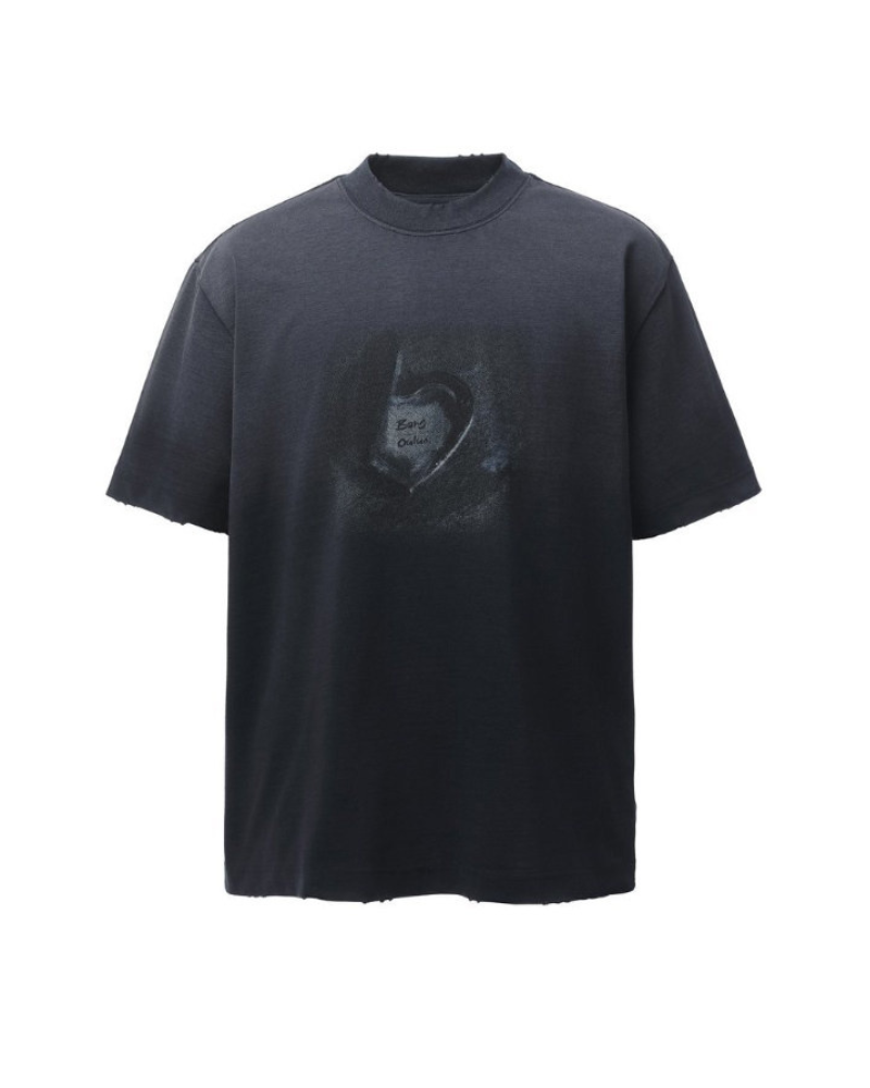 Techwear Vintage Distressed Graphic T-Shirt