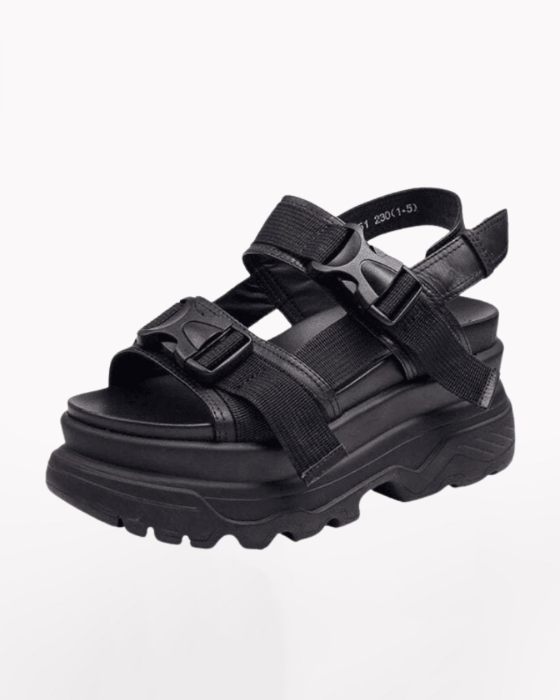 Techwear Women Platform Sandals