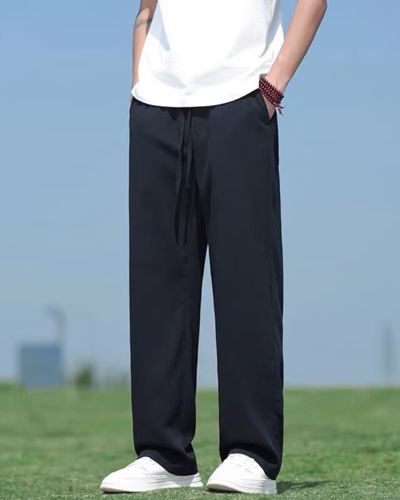 Techwear Summer Linen Tencel Pants