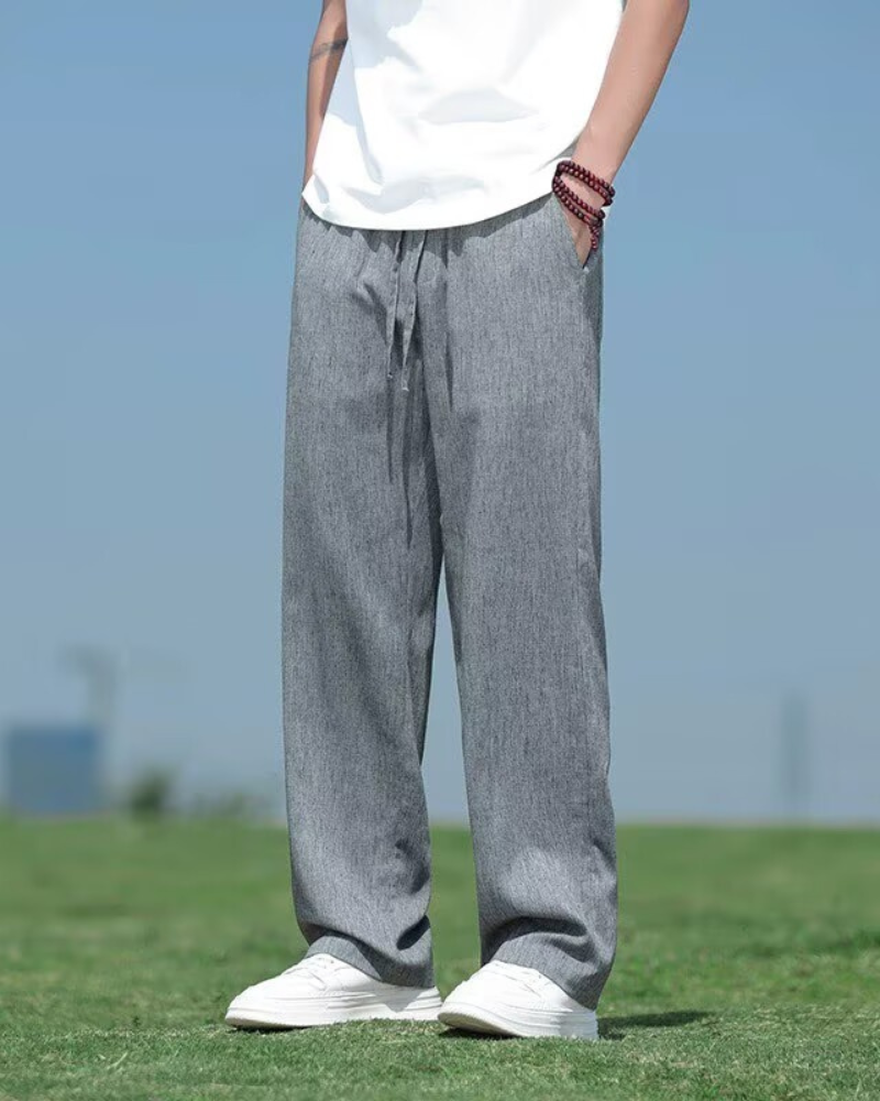 Techwear Summer Linen Tencel Pants
