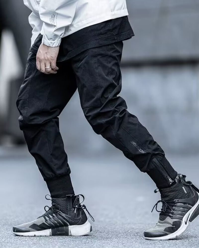 Techwear Slim Camo Cargo Pants