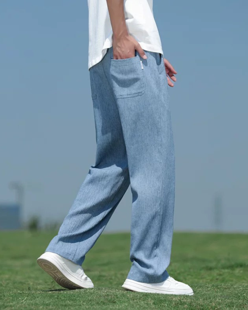 Techwear Summer Linen Tencel Pants