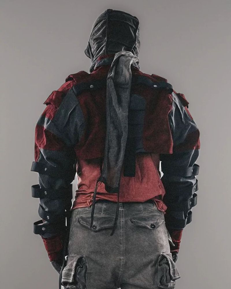 Wasteland Wear Angora Red Boxing Jacket