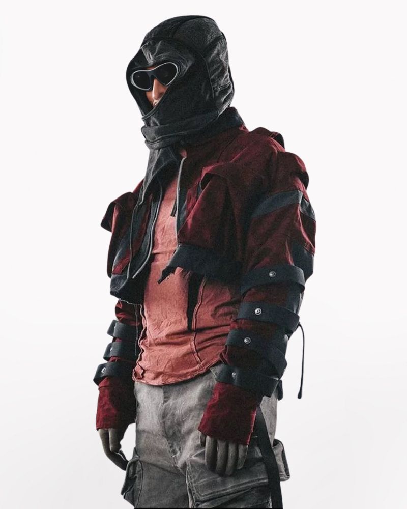 Wasteland Wear Angora Red Boxing Jacket