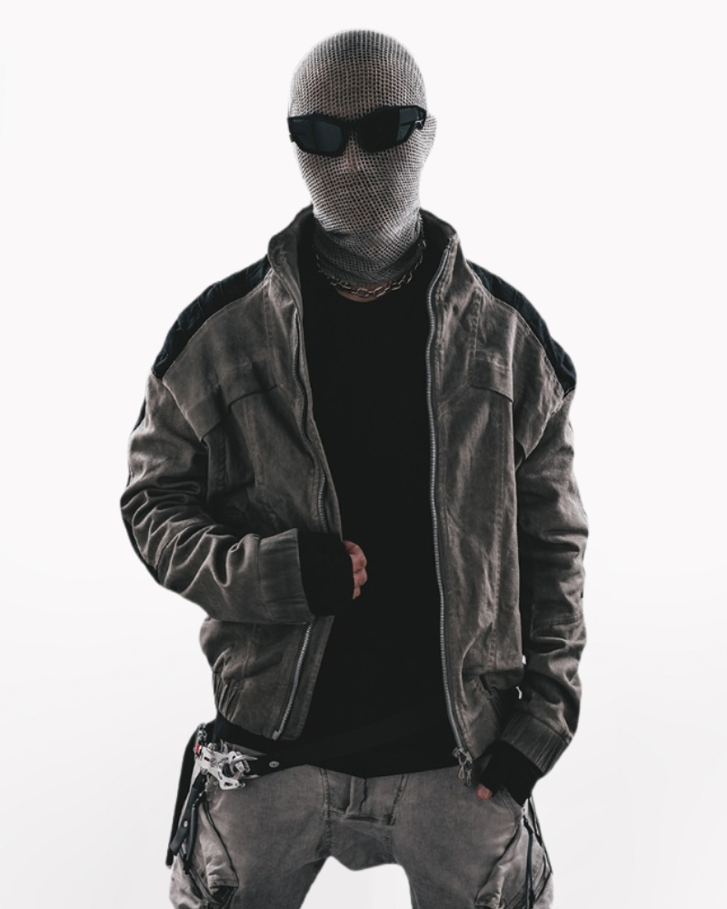 Wasteland Wear Contrast Folded Trim Jacket