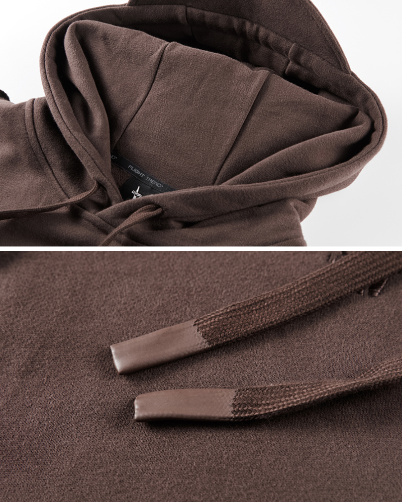 Street-style Color-blocked Hoodie