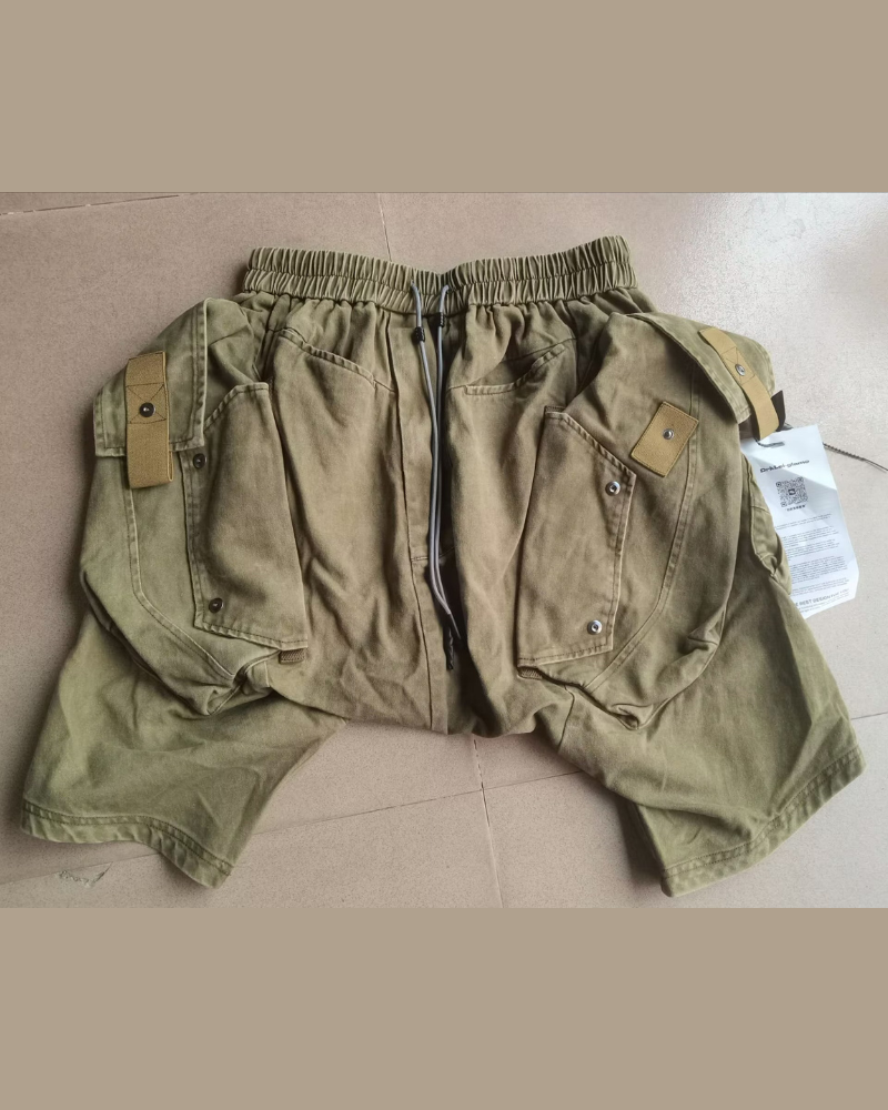Wasteland Wear Functional Multi-Pocket Cargo Shorts