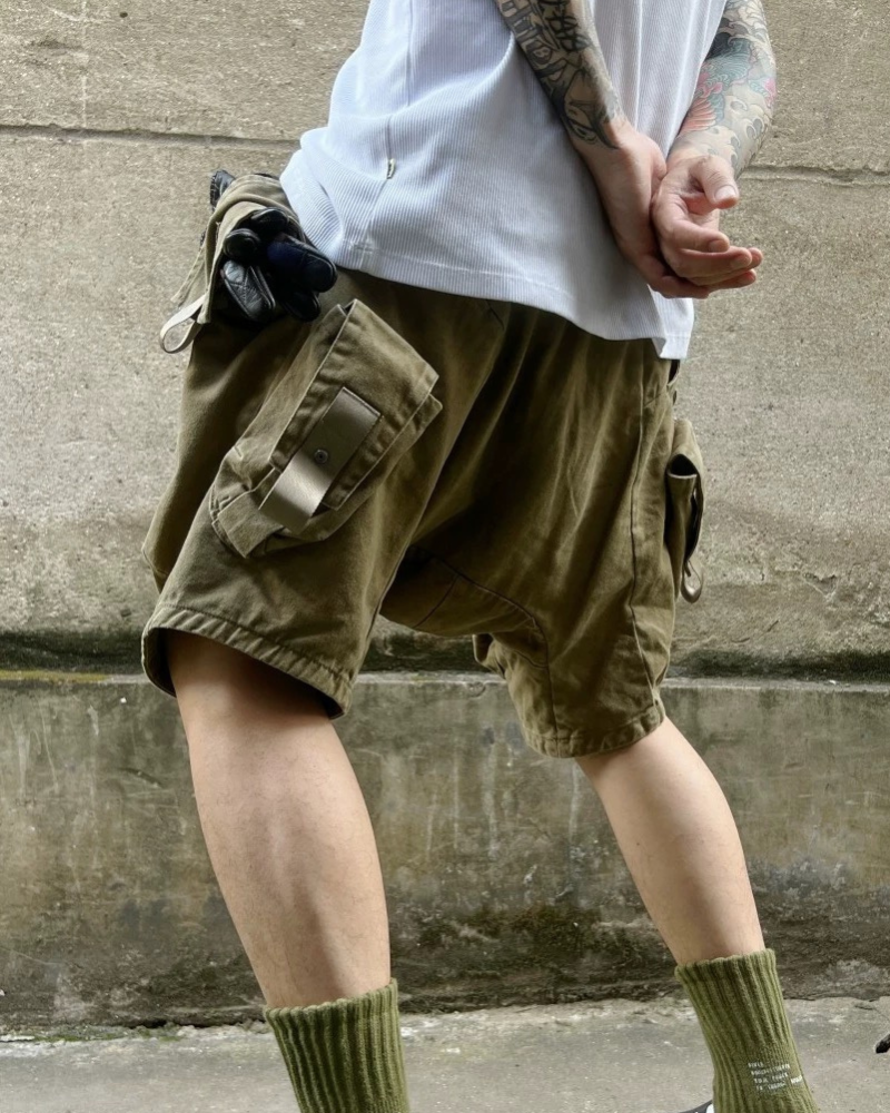 Wasteland Wear Functional Multi-Pocket Cargo Shorts