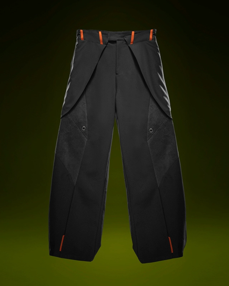 XIPHEVIL Cyberpunk Outfits Invisible Street Unisex Loose Pants