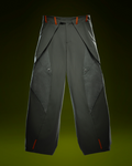 XIPHEVIL Cyberpunk Outfits Invisible Street Unisex Loose Pants