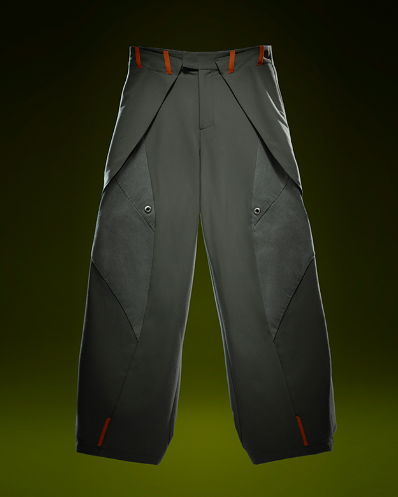 XIPHEVIL Cyberpunk Outfits Invisible Street Unisex Loose Pants