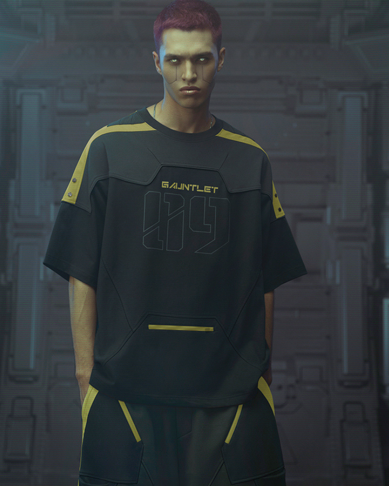 XIPHEVIL Cyberpunk Outfits Star Alliance Sports T-Shirt
