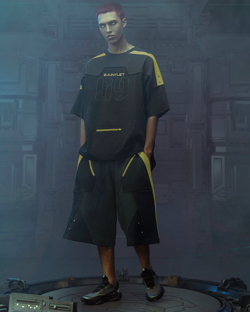 XIPHEVIL Cyberpunk Outfits Star Alliance Sports T-Shirt