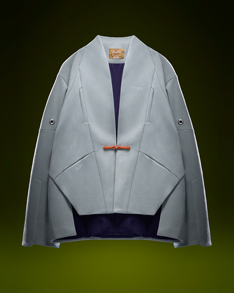 XIPHEVIL Cyberpunk Outfits Unisex Suede Minimalist Future Jacket
