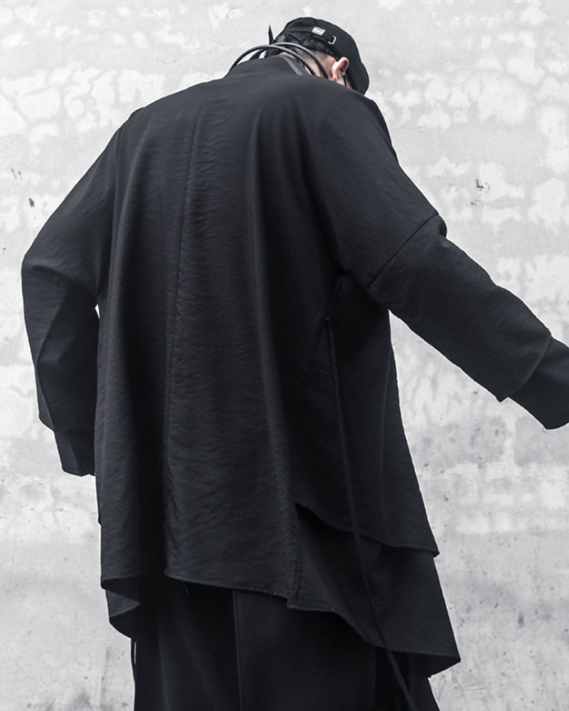 Modern Japanese Fake Two-piece Samurai Coat