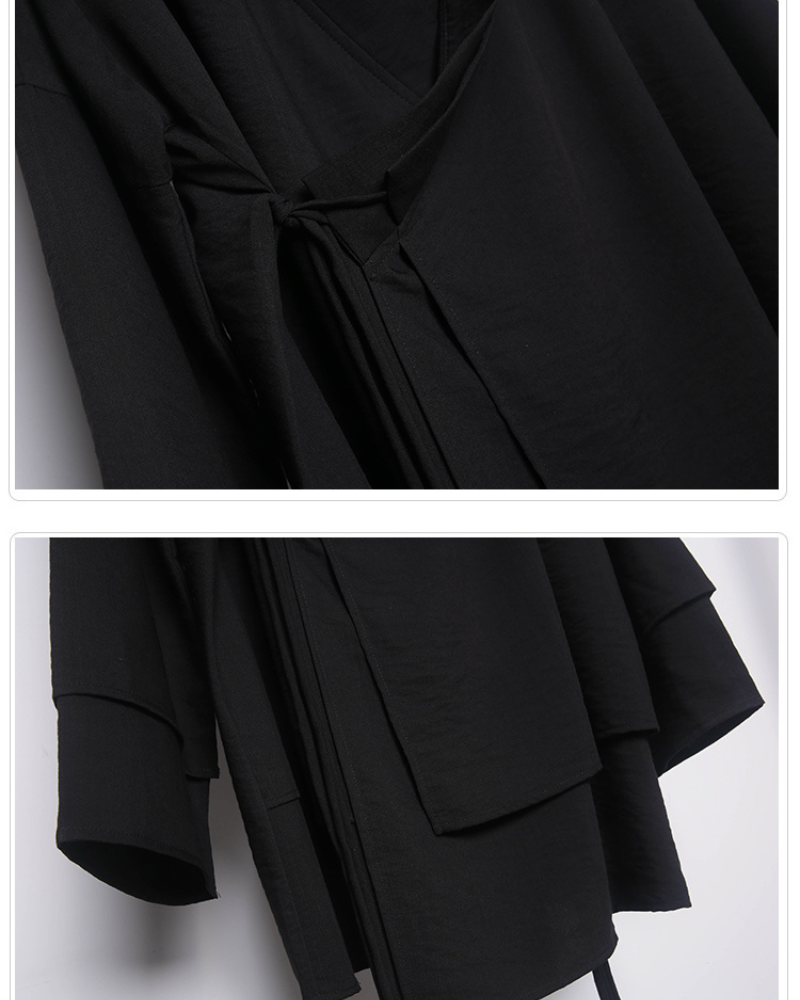 Modern Japanese Fake Two-piece Samurai Coat