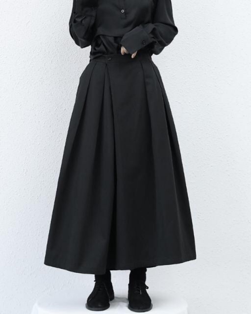 Traditional Japanese Loose Crop Hakama Pants