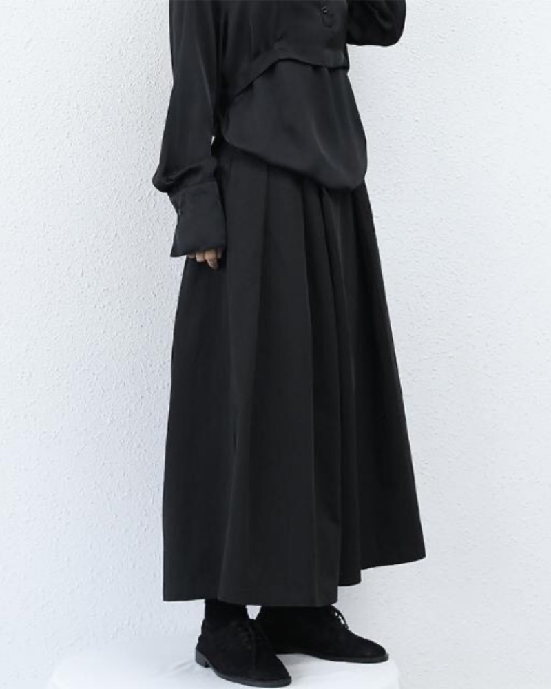 Traditional Japanese Loose Crop Hakama Pants