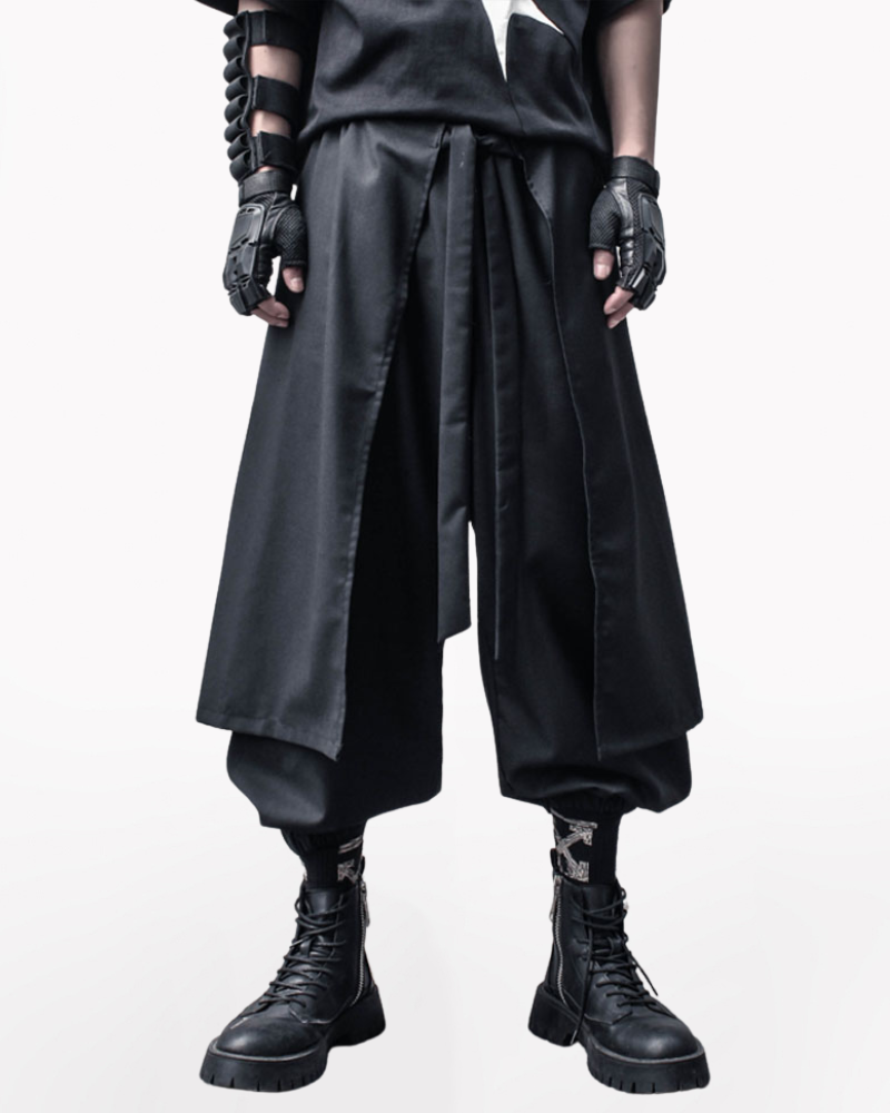 Street Japanese Samurai Functional Two-piece Ninja Pants