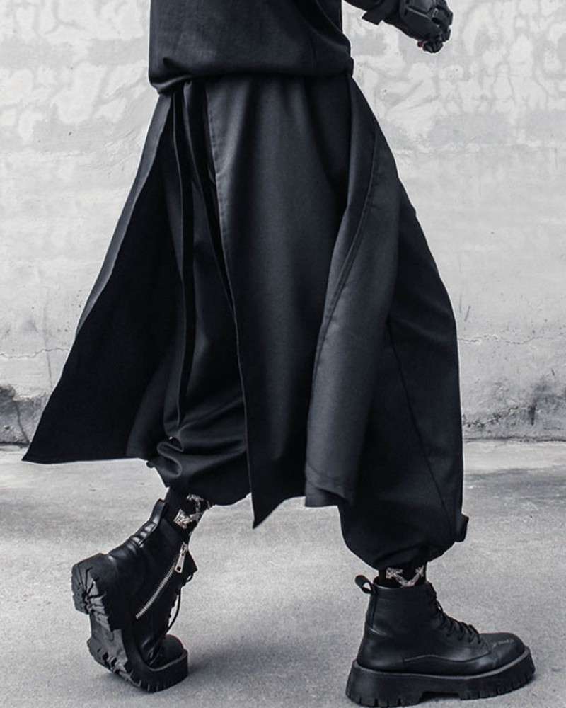 Street Japanese Samurai Functional Two-piece Ninja Pants