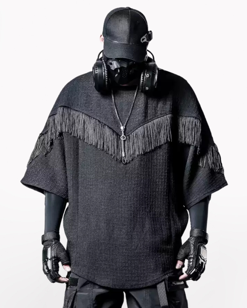 Darkwear Tassel Bat Sleeve T-Shirt