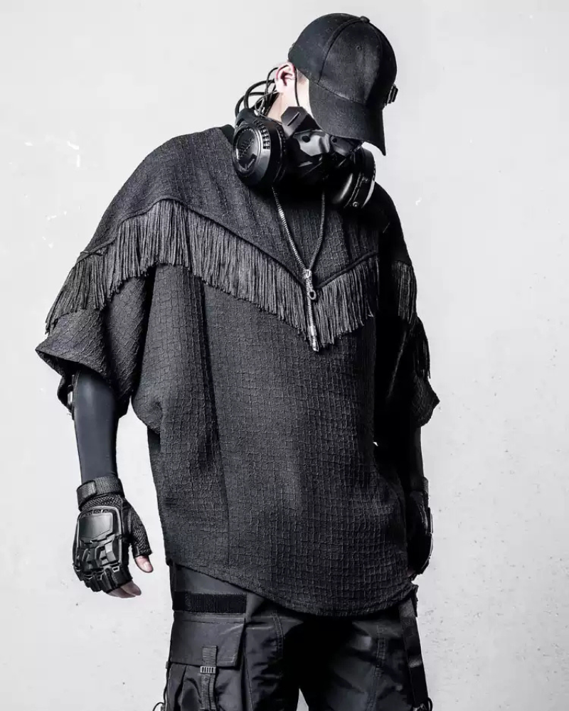 Darkwear Tassel Bat Sleeve T-Shirt