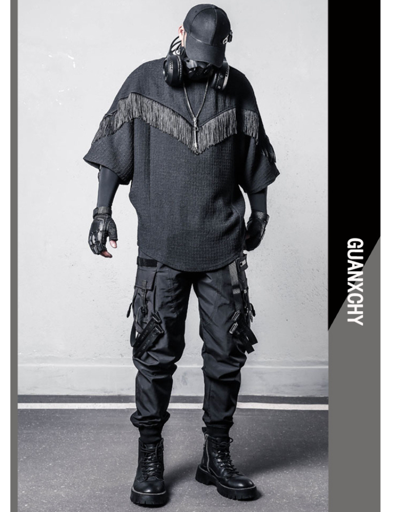 Darkwear Tassel Bat Sleeve T-Shirt