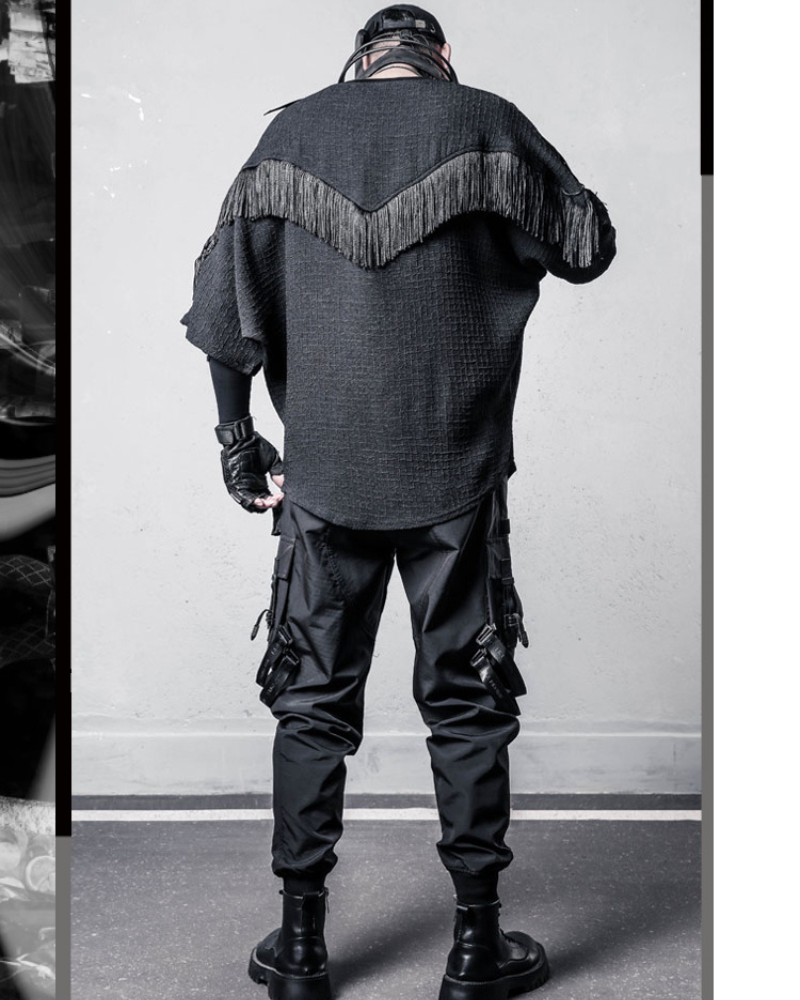 Darkwear Tassel Bat Sleeve T-Shirt