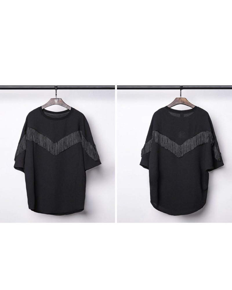 Darkwear Tassel Bat Sleeve T-Shirt
